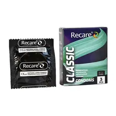 Holographic Recare Classic Condoms, 3 шт