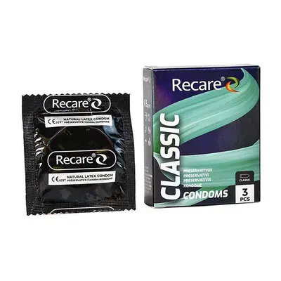 Holographic Recare Classic Condoms, 3 шт