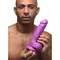 Pop Peckers 8.25" Dildo Purple - Фаллоимитатор, 22,8 см (фиолетовый)