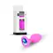 Boss Silikon Plug Jewellery Pink Small - Анальная пробка с кристаллом, 7х2.7 см (розовый с голубым)