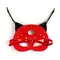 Кожаная маска Art of Sex - Lucifer Red&Black