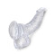 Pipedream King Cock 7.5 In Cock w Balls - Реалистичный фалоимитатор на присоске, 17.1х3.8 см, (прозрачный)