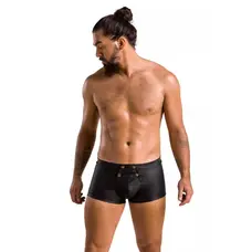 Passion - 050 SHORT PATRICK black - Сексуальні чоловічі шорти, S/M