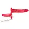 Подвійний страпон Orion Bad Kitty Vibrating Strap-On Duo, 18 см