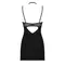 Obsessive Selinne chemise & thong - эротическая сорочка и стринги, XS/S (чёрный)