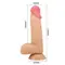 Реалістичний фалоімітатор Pretty Love Sliding Skin, 21,8 см