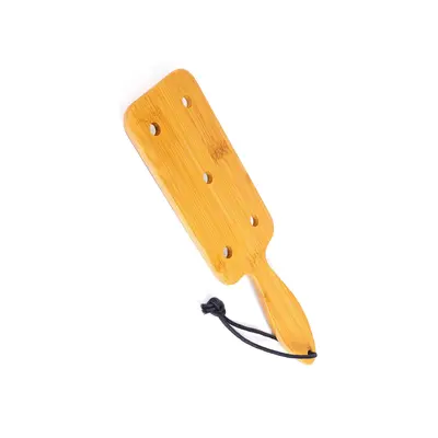 Fetish Tentation Paddle Wide and Short Bamboo - Шлёпалка