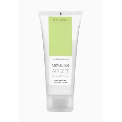 MixGliss Addict Green Citrus – Лубрикант на водній основі, 70 мл