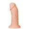 LoveToy Realistic Curved Dildo Flesh 9.5'' - Реалістичний фалоімітатор на присосці, 24х6.6 см
