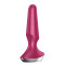 Satisfyer Plug-ilicious 2 - Анальная смарт-пробка, 14х3 см, (малиновая)