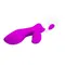 Pretty Love Newman Silicone Vibrator - Стильный силиконовый вибратор-кролик, 20х3.8 см (фиолетовый)
