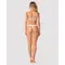 Obsessive Heavenlly 2-pcs set - комплект эротического белья: бюстгальтер и стринги, M/L (белый)