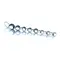 Boss Jelly Anal Beads Clear - анальная цепочка, 26х2.8 см (прозрачный)