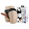 Baile Ultra Passionate Harness 6,2' - страпон з вібрацією, 16х4 см (коричневий)