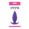 NS Novelties Inya Spades Medium - средняя анальна пробка, 10х3,8 см (пурпурная)