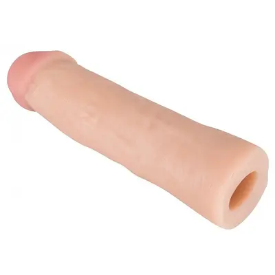 Orion Big White Penis Sleeve - Насадка на член, 22х4.2-4.8 см