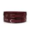 Кожаный пояс для бондажа Liebe Seele Wine Red Waist Cuff, размер S