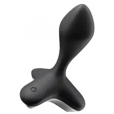 Satisfyer Game Changer - Анальная пробка с вибрацией, 11.5х4.1 см (чёрная)