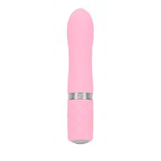 Pillow Talk Flirty Pink - Розкішний вібратор із кристалом Сваровскі, 7х2,2 см.
