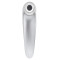 Satisfyer Luxury High Fashion- Премиальный вакуумный стимулятор клитора с вибрацией, 17х4 см (серебристый)