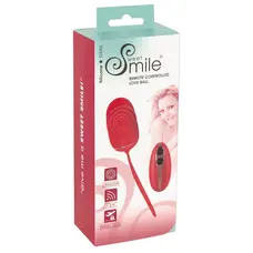 Sweet Smile Remote Controlled Love Ball - Виброяйцо, 15.3 см (красный)