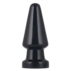 LoveToy King-Sized Anal Shocker - Анальная пробка, 19х7.5 см (черный)