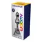 Анальна пробка Wooomy Lollypop Double Ball Metal Plug S, 8.5х2.8 см (прозорий)
