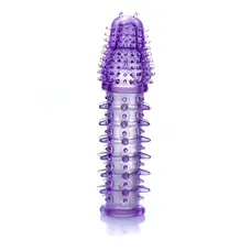 Boss Penis Sleeve Purple - Насадка на пеніс, 13,5 см (фіолетовий)