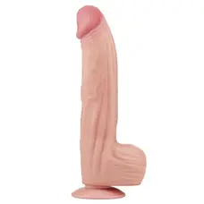 Реалістичний фалоімітатор Sliding-Skin Dual Layer Dong 12", 31 см