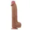 Реалистичный фаллоимитатор Sliding-Skin Dual Layer Dong 14", 36 см