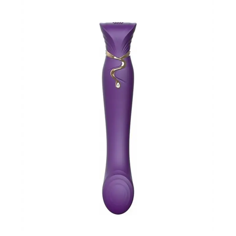 Zalo Queen Set Pulse Wave Clit Stim - Премиальный вибратор для клитора с насадкой для вакуумной стимуляции, 21.6х3.5 см (фиолетовый) Zalo Queen Set Pulse Wave Clit Stim - Премиальный вибратор для клитора с насадкой для вакуумной стимуляции, 21.6х3.5 см (фиолетовый)