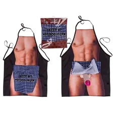 Apron Men Body - Кухонный фартук с плюшевым пенисом