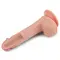 LoveToy Dual-Layered Liquid Silicone Nature Cock Flesh 8,5" - Реалістичний фалос на присосці, 22х3.8 см