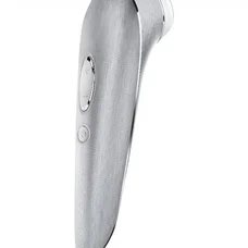 Satisfyer Luxury High Fashion- Премиальный вакуумный стимулятор клитора с вибрацией, 17х4 см (серебристый)