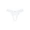 Obsessive Heavenlly crotchless thong - еротичні стрінги з відкритою промежиною, XL/2XL (білий)