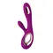 Lelo Soraya Wave - шикарний вібратор-кролик, 21.8х4.6 см (малиновий)