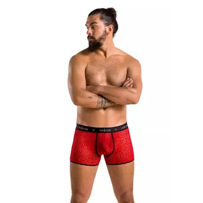 Passion - 046 SHORT PARKER red - Сексуальні чоловічі труси з відкритою попкою, S/M