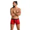 Passion - 046 SHORT PARKER red - Сексуальні чоловічі труси з відкритою попкою, S/M