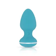 Cala Azul - Blanca Vibrating anal plug - Анальна вібропробка, 8,3 см (бірюзовий)