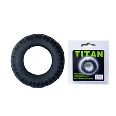 TITAN cock ring green - Эрекционное кольцо, 2 см