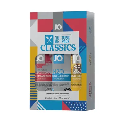 JO Tri-Me Triple Pack Classics-подарунковий набір лубрикантів, 3 х 30 мл