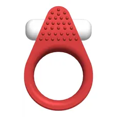 Dream Toys Lit-Up Silicone Stimu-Ring 1 - Эрекционное кольцо, 4,2 см (красный)