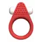 Dream Toys Lit-Up Silicone Stimu-Ring 1 - Ерекційне кільце, 4,2 см (червоний)