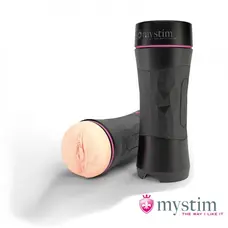 Mystim Opus Mica - мастурбатор вагина слепок модели Микаэлы Шефер, 22 см (телесный)