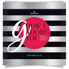 Sensuva - G, How I Adore You G-Spot - Пробник геля для точки G с экстрактом гуараны, 6 мл.
