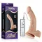 LoveToy Real Extreme Dildo Vibrating Flesh - Реалістичний вібратор на присосці, 21х4.5 см