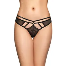 SoftLine G-String 2490 - black - Жіночі стрінги, S/M (чорний)