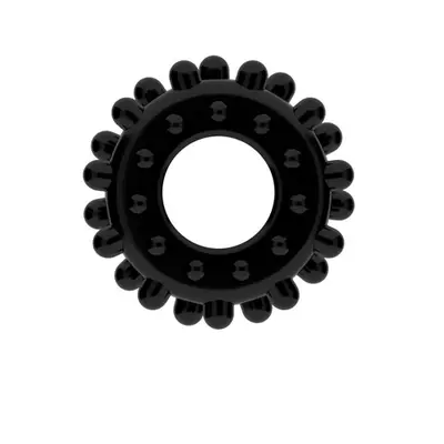 LoveToy Power Plus Cockring 2 Black - Товсте ерекційне кільце, 1.6 см (чорний)