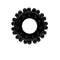LoveToy Power Plus Cockring 2 Black - Товсте ерекційне кільце, 1.6 см (чорний)