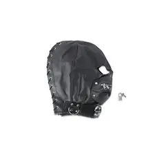 Шлем на голову с молнией и шнуровкой